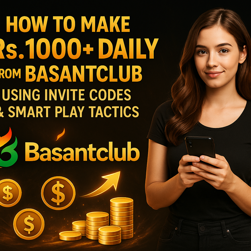 How to Make Rs.1000+ Daily from Basantclub Using Color Prediction and Invite Codes
