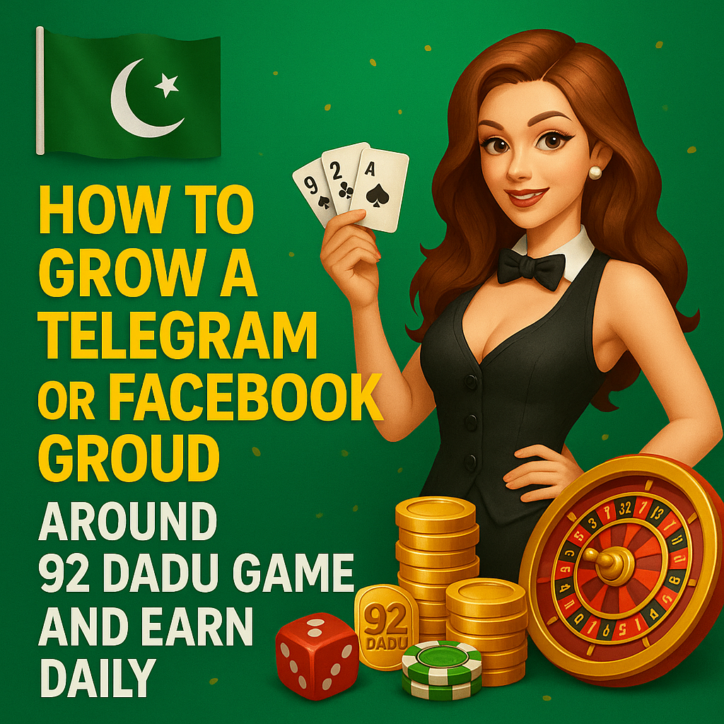 How to Grow a Telegram or Facebook Group Around 92 Dadu Game and Earn Daily